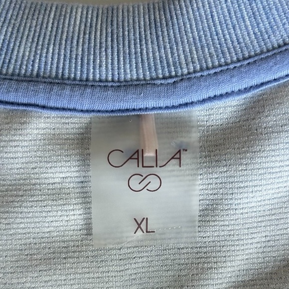 CALIA light blue side zip pullover oversized & slouchy sweater XL - Picture 10 of 12